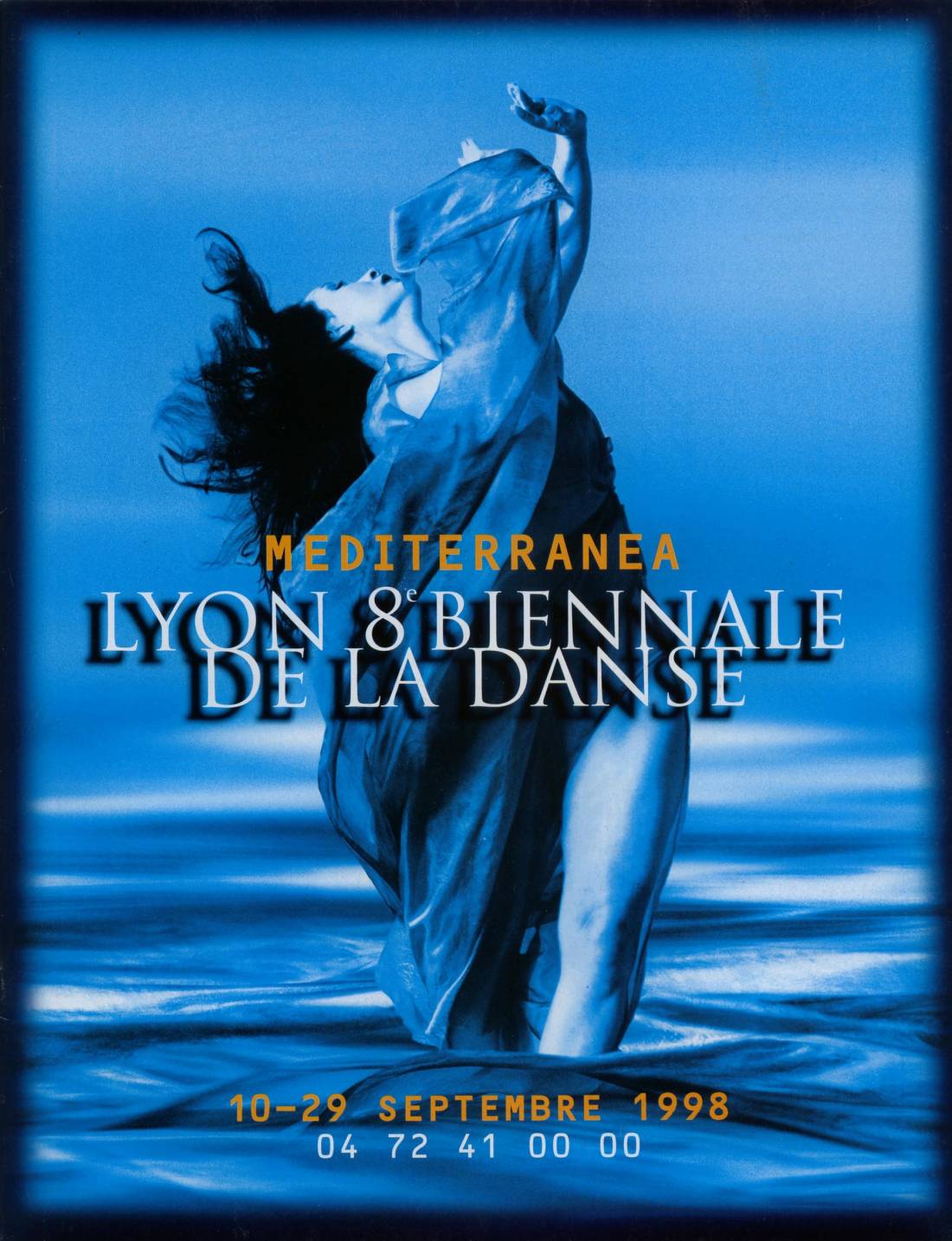 Affiche Biennale de la danse 1998